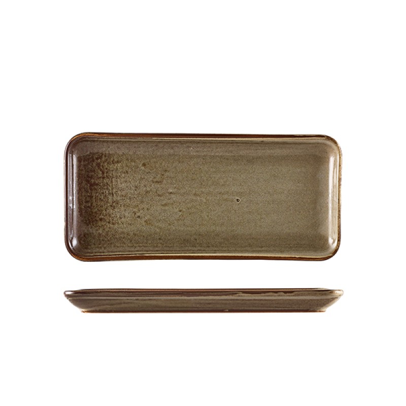Terra Porcelain Grey Narrow Rectangular Platter 27 x 12.5cm Terra Porcelain Grey Narrow Rectangular Platter 27 x 12.5cm