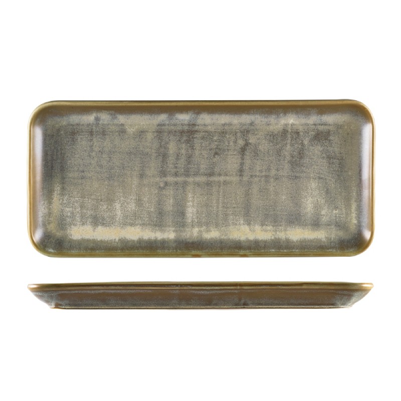 Terra Porcelain Matt Grey Narrow Rectangular Platter 36 x 16 Terra Porcelain Matt Grey Narrow Rectangular Platter 36 x 16