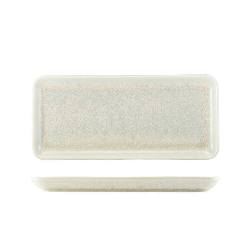 Terra Porcelain Pearl Narrow Rectangular Platter 31 x 14cm Terra Porcelain Pearl Narrow Rectangular Platter 31 x 14cm