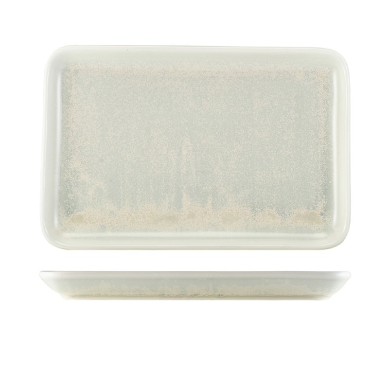 Terra Porcelain Pearl Rectangular Platter 30 x 20cm Terra Porcelain Pearl Rectangular Platter 30 x 20cm