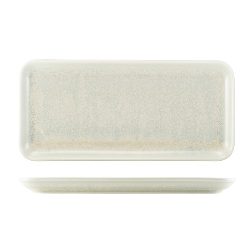 Terra Porcelain Pearl Narrow Rectangular Platter 36 x 16.5cm Terra Porcelain Pearl Narrow Rectangular Platter 36 x 16.5cm