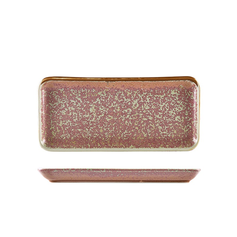 Terra Porcelain Rose Narrow Rectangular Platter 27 x 12.5cm Terra Porcelain Rose Narrow Rectangular Platter 27 x 12.5cm