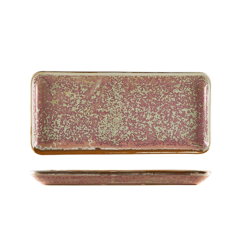 Terra Porcelain Rose Narrow Rectangular Platter 31 x 14cm Terra Porcelain Rose Narrow Rectangular Platter 31 x 14cm