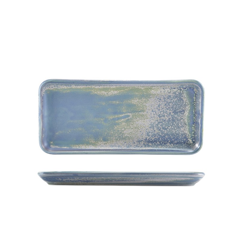 Terra Porcelain Seafoam Narrow Rectangular Platter 27 x 12.5 Terra Porcelain Seafoam Narrow Rectangular Platter 27 x 12.5