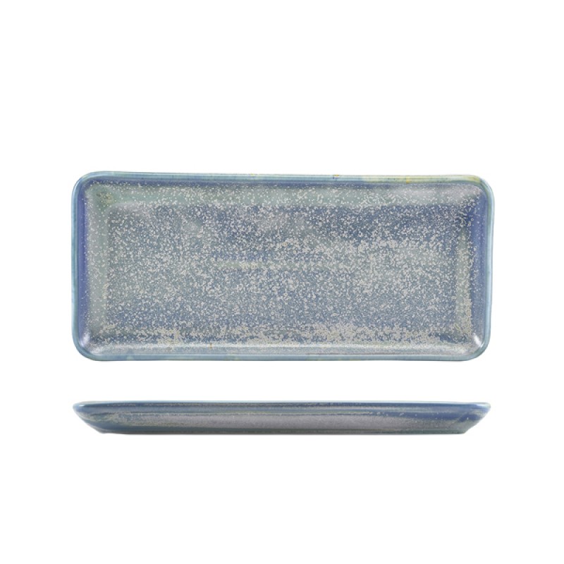 Terra Porcelain Seafoam Narrow Rectangular Platter 31 x 14cm Terra Porcelain Seafoam Narrow Rectangular Platter 31 x 14cm