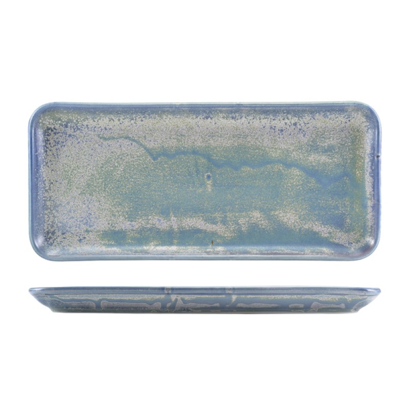 Terra Porcelain Seafoam Narrow Rectangular Platter 36 x 16.5 Terra Porcelain Seafoam Narrow Rectangular Platter 36 x 16.5