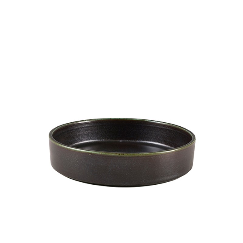 Terra Porcelain Black Presentation Bowl 18cm Terra Porcelain Black Presentation Bowl 18cm