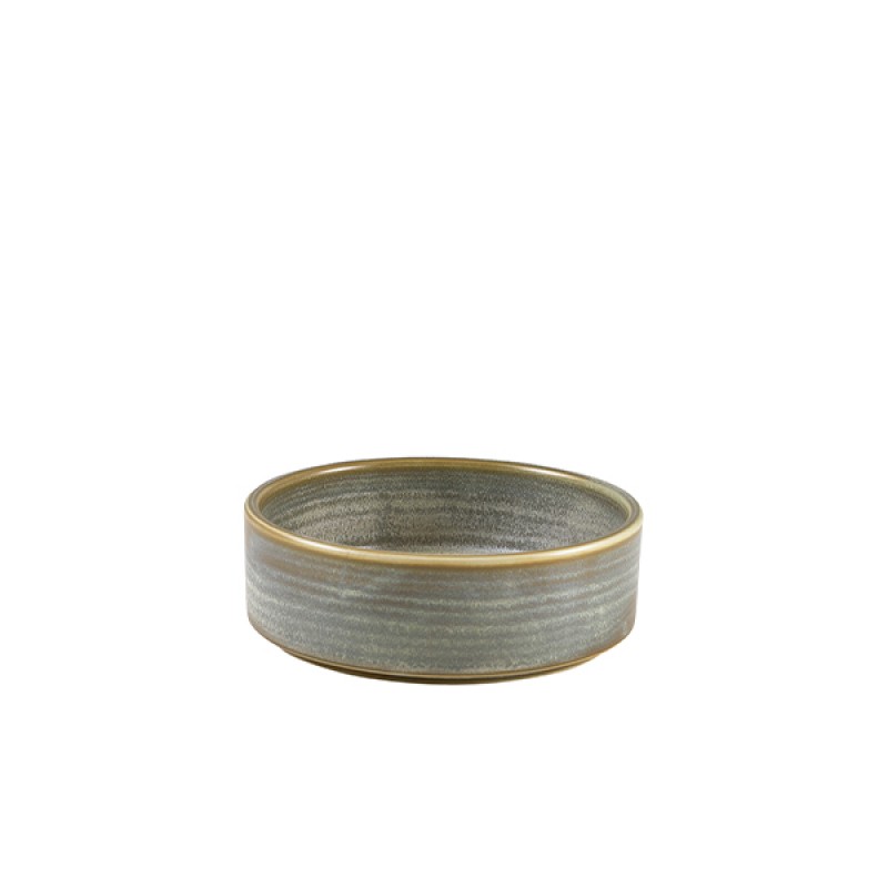 Terra Porcelain Matt Grey Presentation Bowl 13cm Terra Porcelain Matt Grey Presentation Bowl 13cm