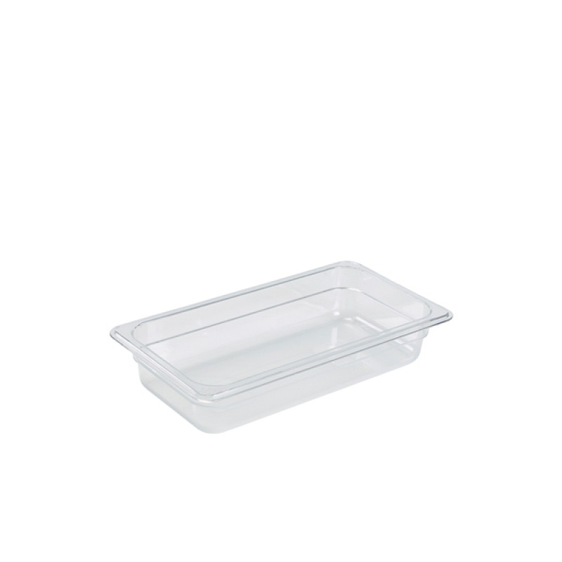 1/3 -Polycarbonate GN Pan 65mm Clear 1/3 -Polycarbonate GN Pan 65mm Clear