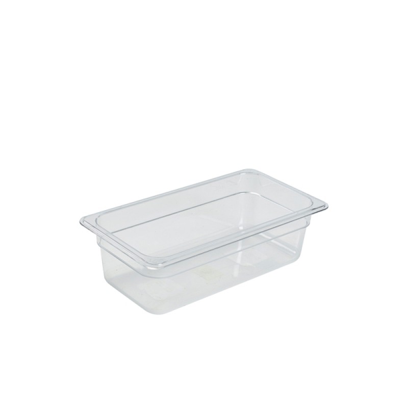 1/3 -Polycarbonate GN Pan 100mm Clear 1/3 -Polycarbonate GN Pan 100mm Clear