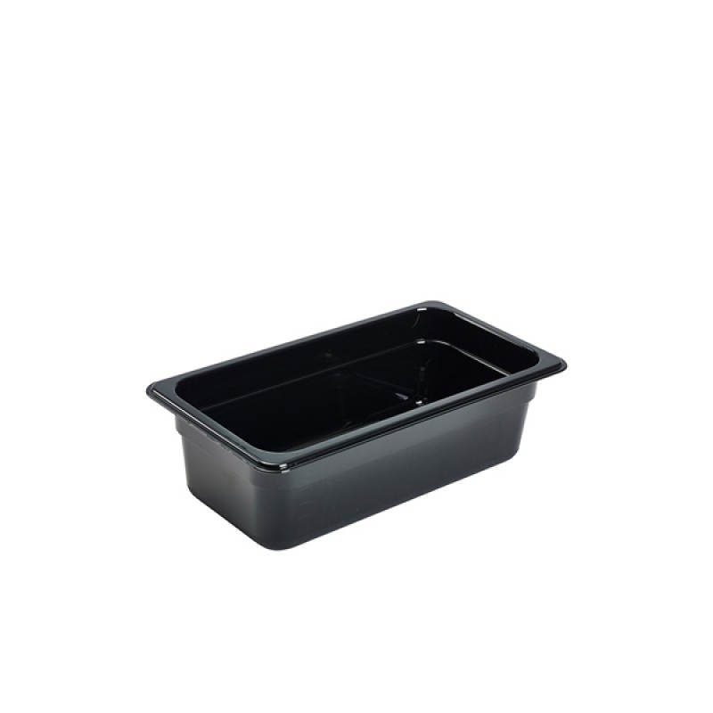 1/3 -Polycarbonate GN Pan 100mm Black 1/3 -Polycarbonate GN Pan 100mm Black