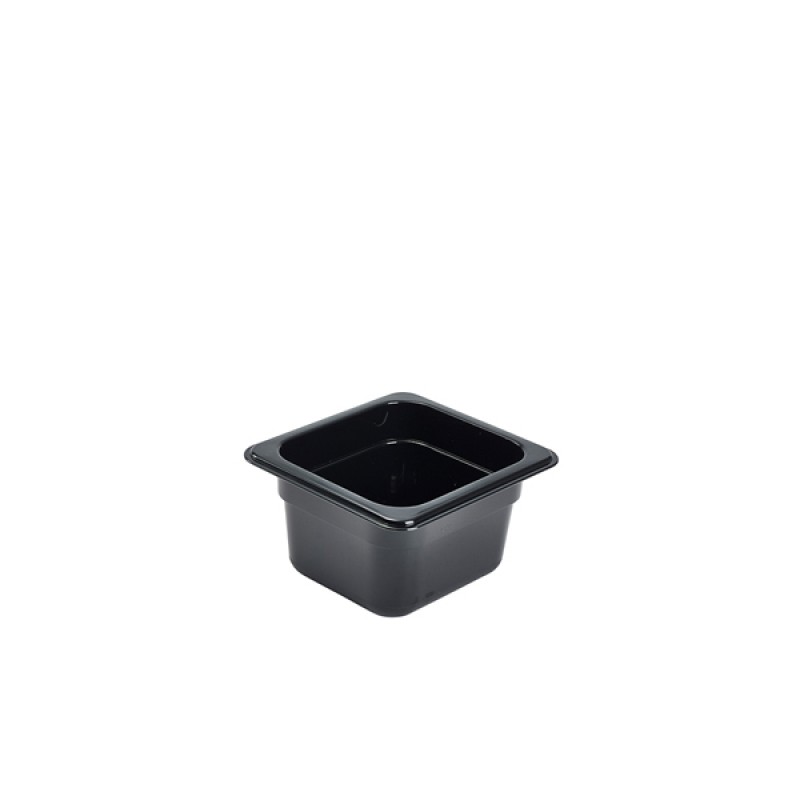 1/6 -Polycarbonate GN Pan 100mm Black 1/6 -Polycarbonate GN Pan 100mm Black