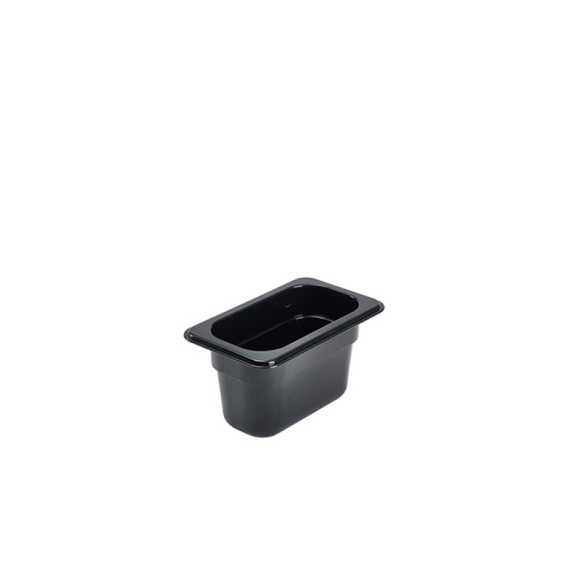 1/9 -Polycarbonate GN Pan 100mm Black 1/9 -Polycarbonate GN Pan 100mm Black