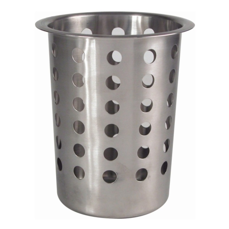 GenWare Stainless Steel Perforated Cutlery Cylinder GenWare Stainless Steel Perforated Cutlery Cylinder
