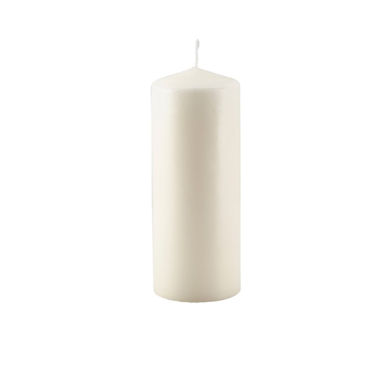 Pillar Candle 20cm H X 8cm Dia Ivory Pillar Candle 20cm H X 8cm Dia Ivory