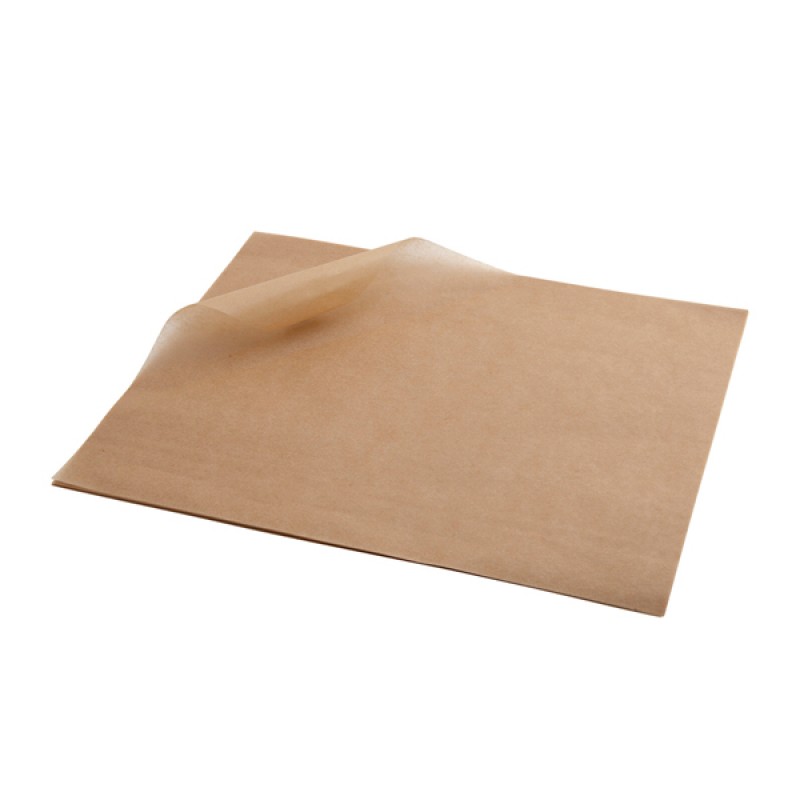 Greaseproof Paper Brown 25 x 20cm Greaseproof Paper Brown 25 x 20cm
