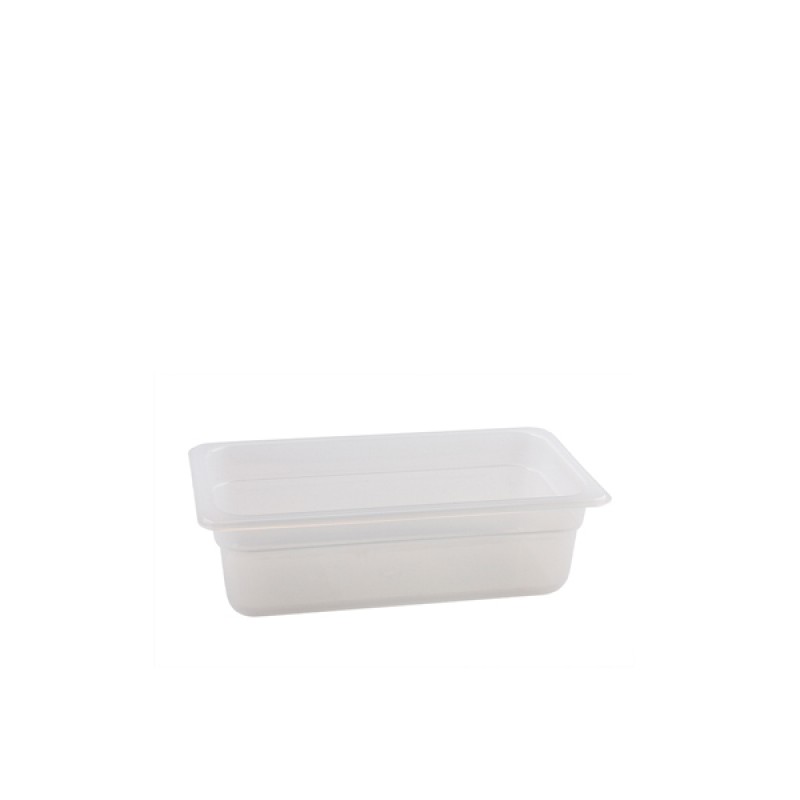 1/4 -Polypropylene GN Pan 100mm Clear 1/4 -Polypropylene GN Pan 100mm Clear