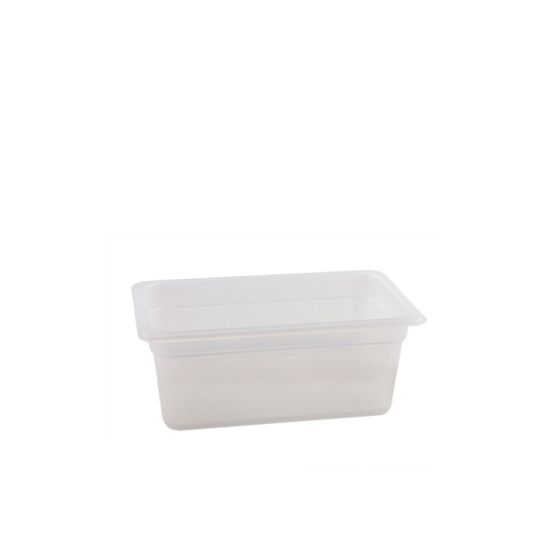 1/4 -Polypropylene GN Pan 150mm Clear 1/4 -Polypropylene GN Pan 150mm Clear
