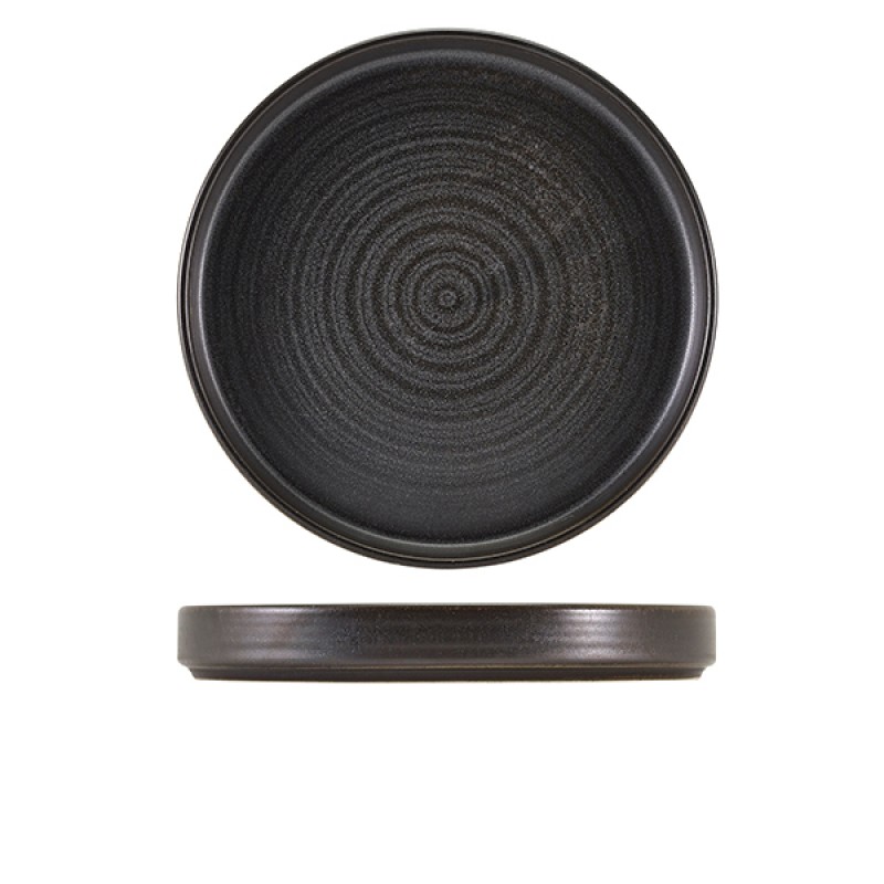 Terra Porcelain Black Presentation Plate 26cm Terra Porcelain Black Presentation Plate 26cm
