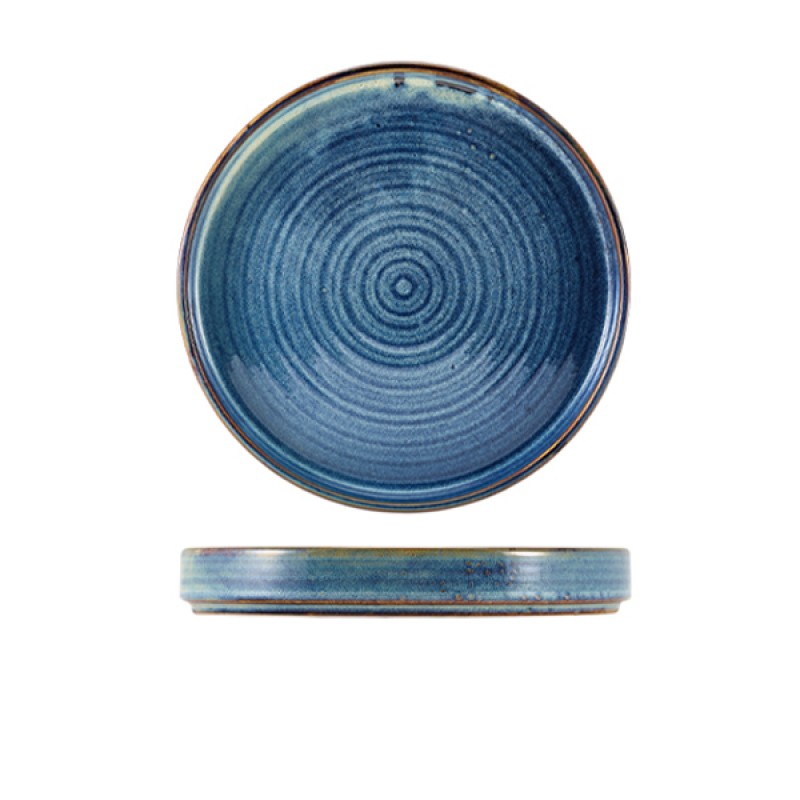 Terra Porcelain Aqua Blue Presentation Plate 20.5cm Terra Porcelain Aqua Blue Presentation Plate 20.5cm