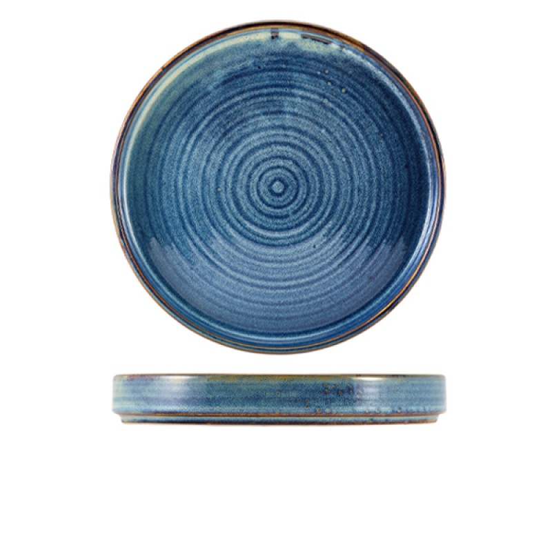 Terra Porcelain Aqua Blue Presentation Plate 26cm Terra Porcelain Aqua Blue Presentation Plate 26cm