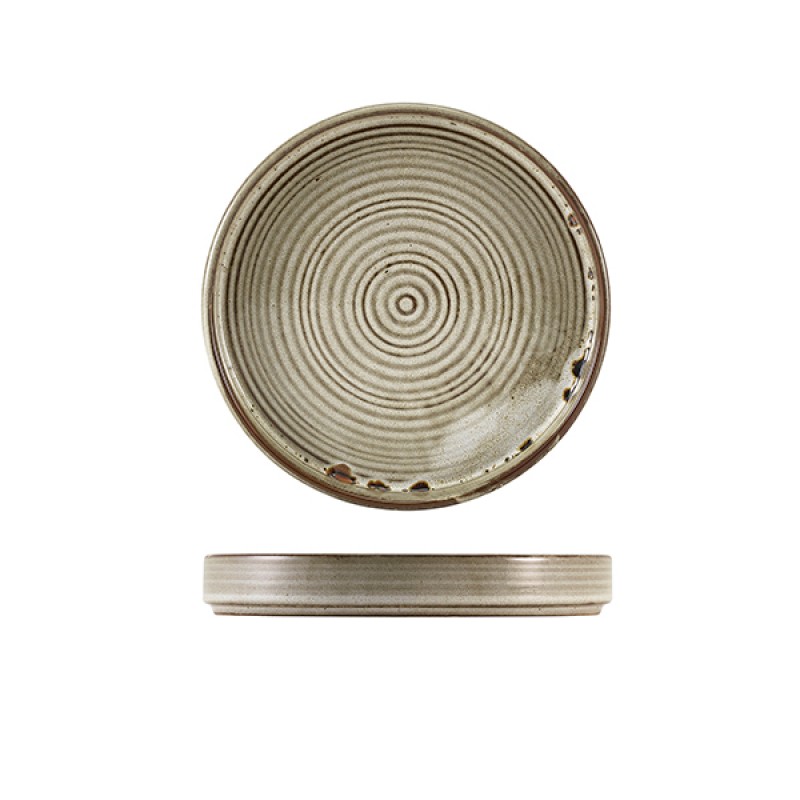 Terra Porcelain Grey Presentation Plate 18cm Terra Porcelain Grey Presentation Plate 18cm