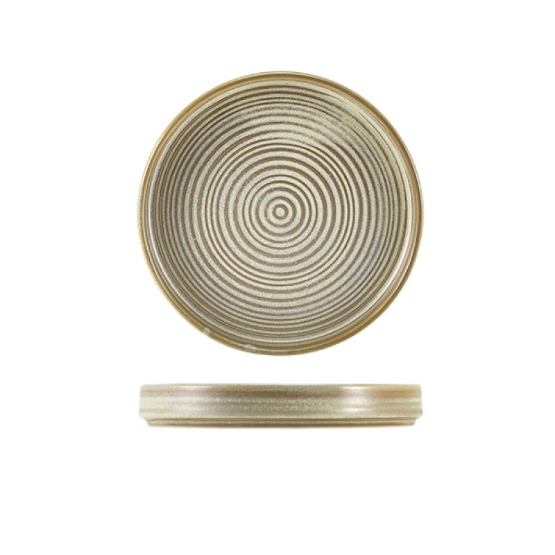 Terra Porcelain Matt Grey Presentation Plate 18cm Terra Porcelain Matt Grey Presentation Plate 18cm