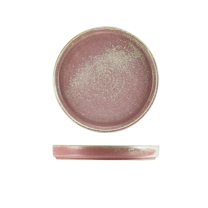 Terra Porcelain Rose Presentation Plate 18cm Terra Porcelain Rose Presentation Plate 18cm