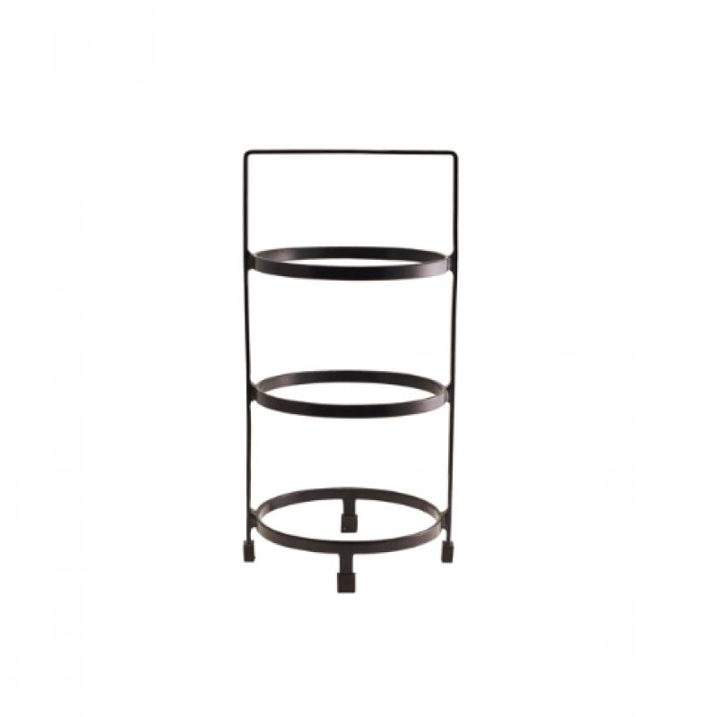 GenWare Three Tier Presentation Plate Stand 18cm GenWare Three Tier Presentation Plate Stand 18cm