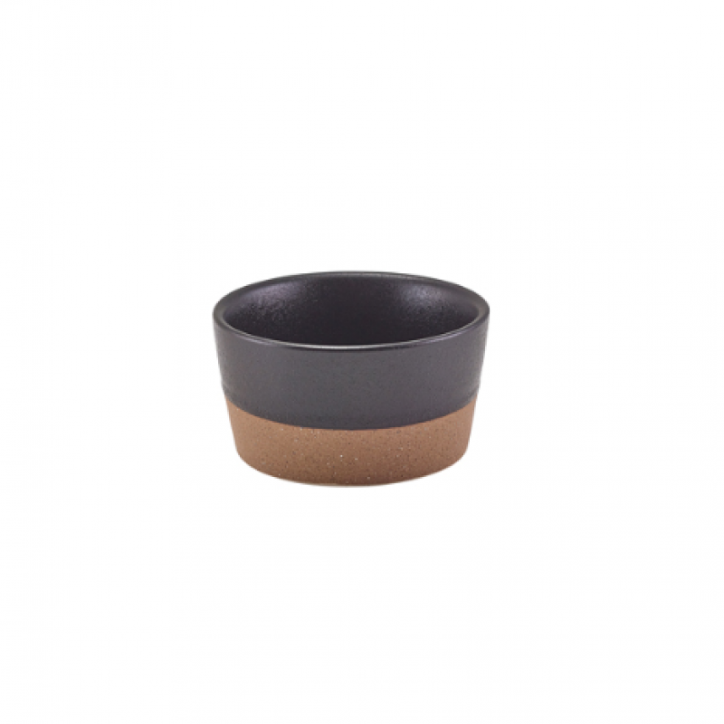 GenWare Kava Black Stoneware Ramekin 7.5cl/ 2.5oz GenWare Kava Black Stoneware Ramekin 7.5cl/ 2.5oz