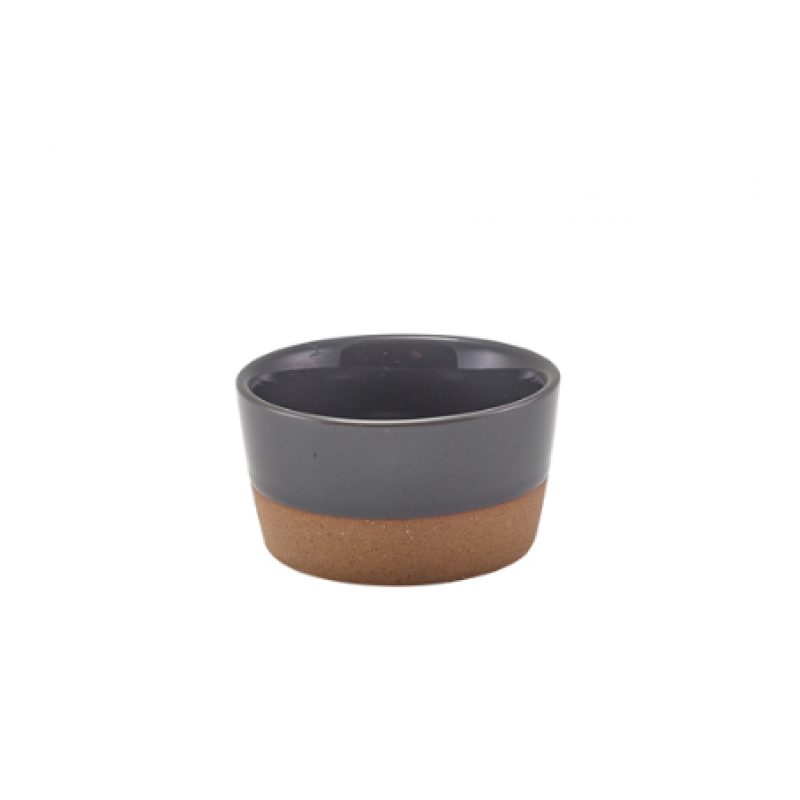 GenWare Kava Dark Grey Stoneware Ramekin 7.5cl/ 2.5oz GenWare Kava Dark Grey Stoneware Ramekin 7.5cl/ 2.5oz
