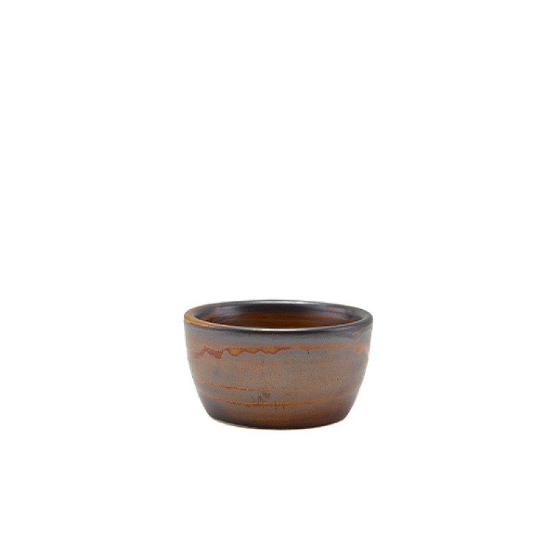 Terra Porcelain Rustic Copper Ramekin 45ml/1.5oz Terra Porcelain Rustic Copper Ramekin 45ml/1.5oz