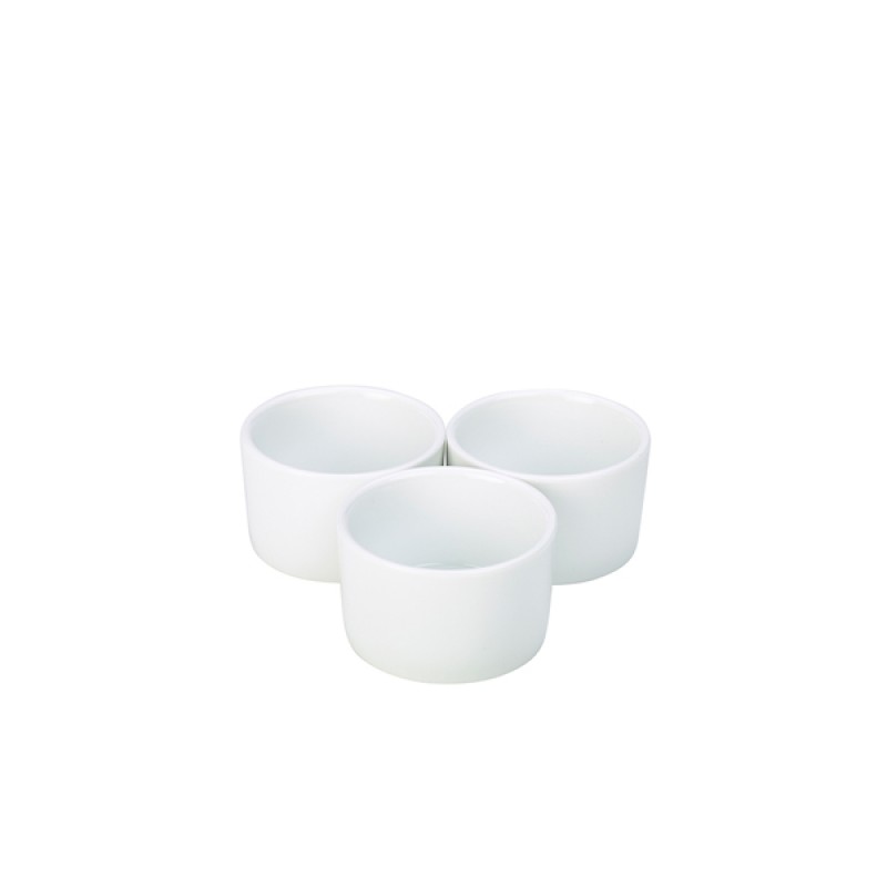 Genware Porcelain Contemporary Smooth Ramekin 9cm/3.5 Genware Porcelain Contemporary Smooth Ramekin 9cm/3.5