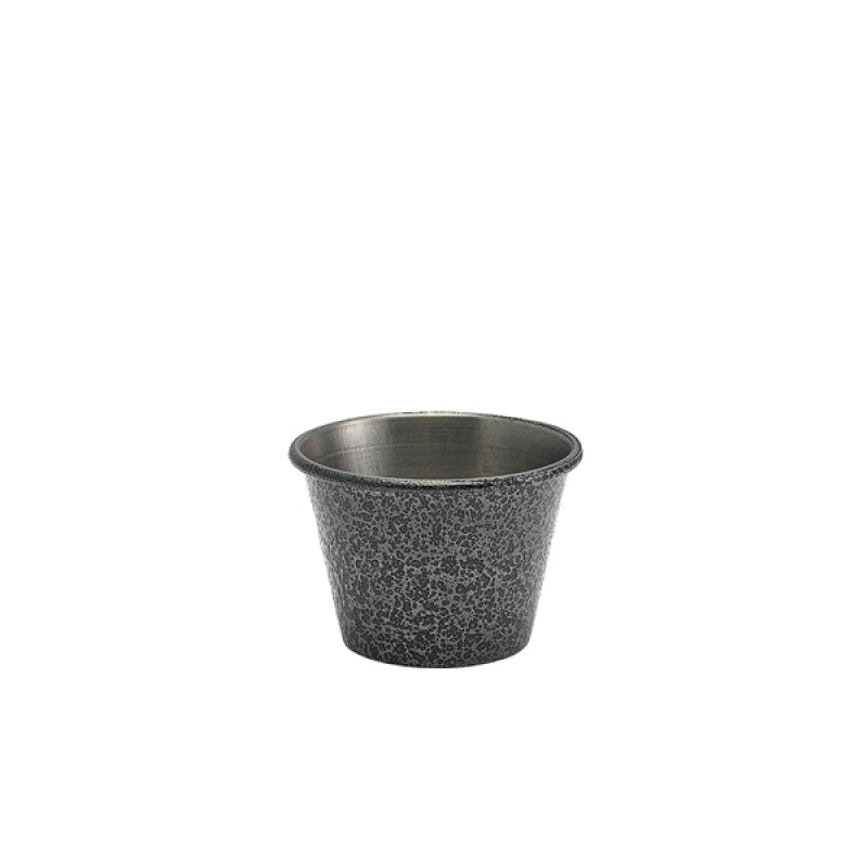 2.5oz Stainless Steel Ramekin Hammered Silver 2.5oz Stainless Steel Ramekin Hammered Silver