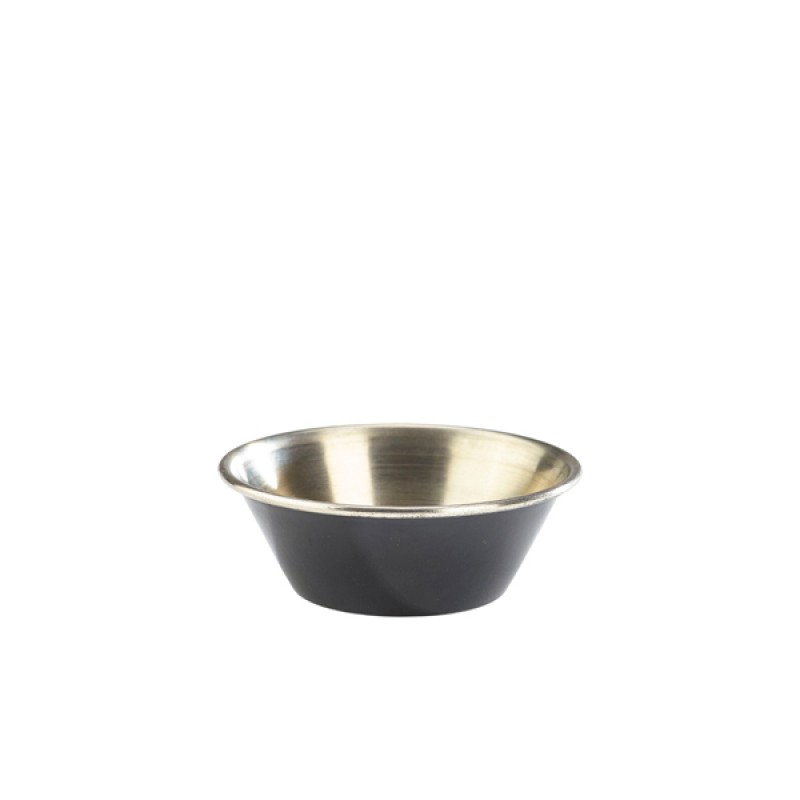 GenWare Black Stainless Steel Ramekin 43ml/1.5oz GenWare Black Stainless Steel Ramekin 43ml/1.5oz