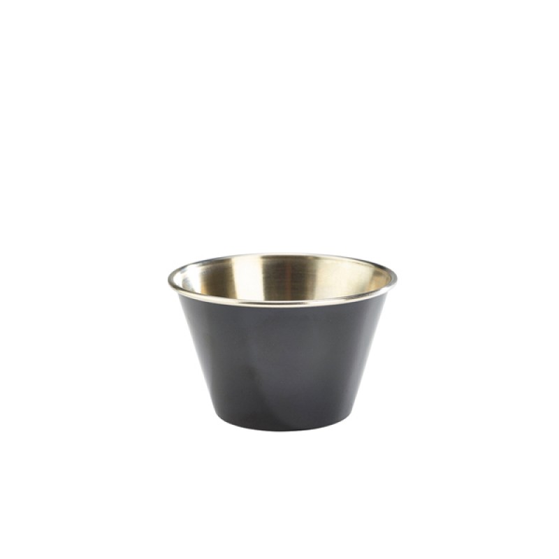 GenWare Black Stainless Steel Ramekin 17cl/6oz GenWare Black Stainless Steel Ramekin 17cl/6oz