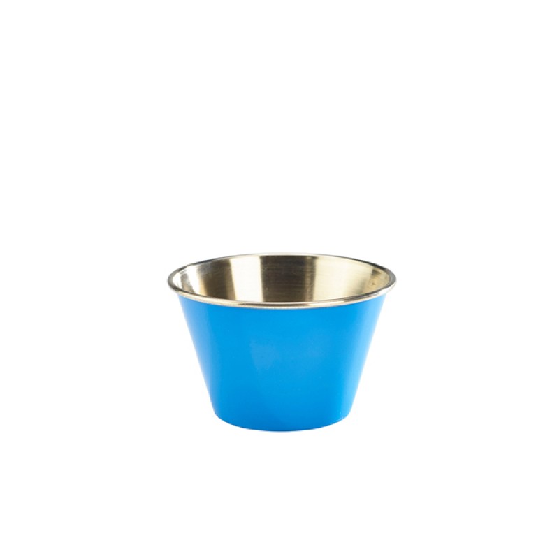 GenWare Blue Stainless Steel Ramekin 17cl/6oz GenWare Blue Stainless Steel Ramekin 17cl/6oz