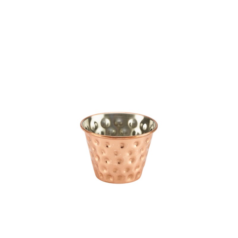 GenWare Copper Plated Hammered Ramekin 71ml/2.5oz GenWare Copper Plated Hammered Ramekin 71ml/2.5oz