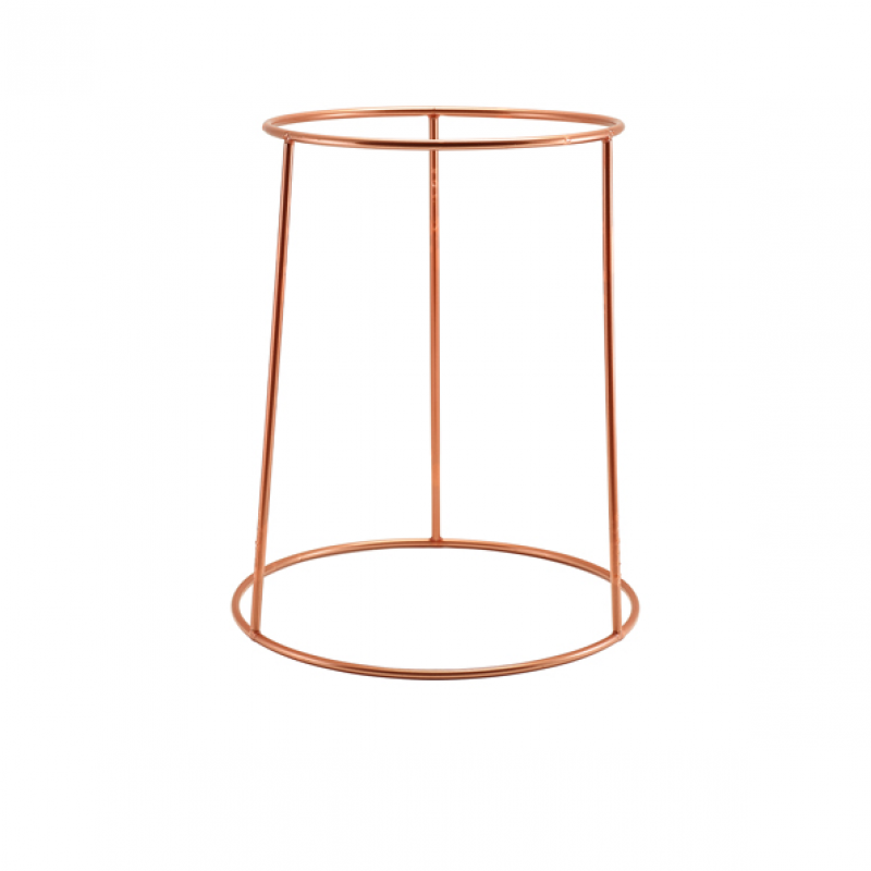GenWare Copper Anti-Slip Round Buffet Riser 30cm GenWare Copper Anti-Slip Round Buffet Riser 30cm