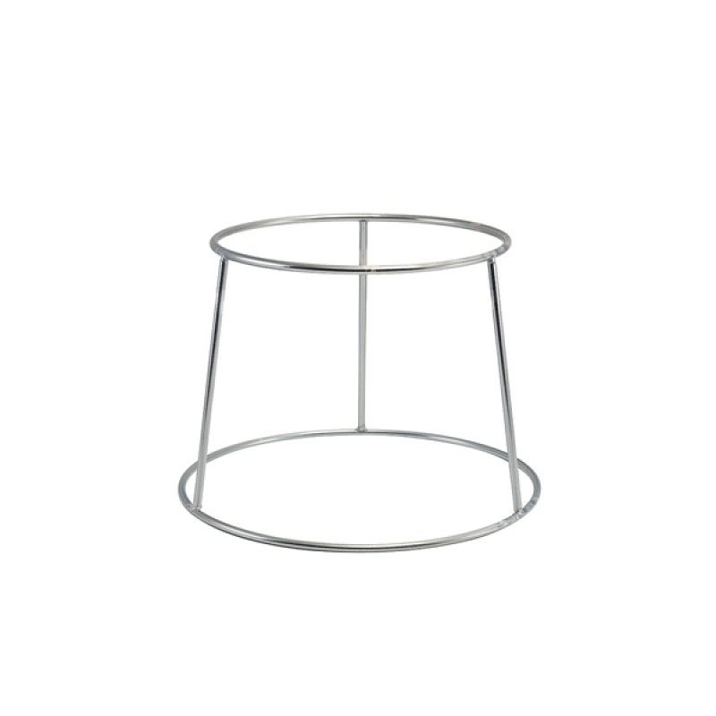 GenWare Silver Anti-Slip Round Buffet Riser 18cm