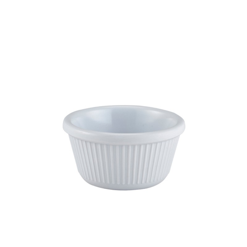 Ramekin 3oz Fluted White Ramekin 3oz Fluted White