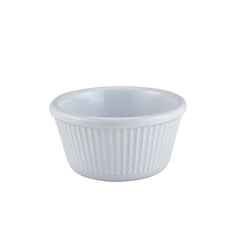 Ramekin 4oz Fluted White Ramekin 4oz Fluted White