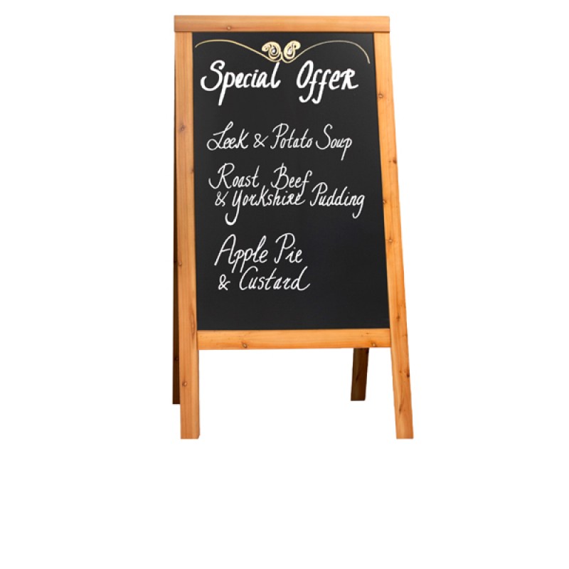 Sandwich A-Board 70X120cm Teak Sandwich A-Board 70X120cm Teak