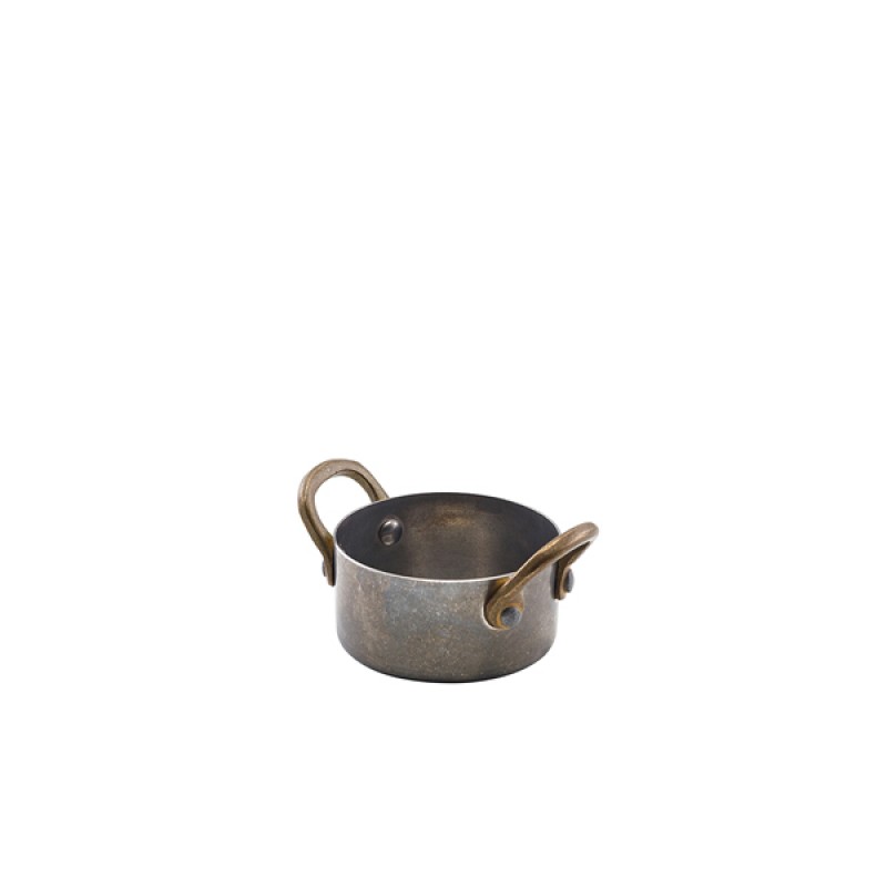 GenWare Vintage Steel Mini Casserole Dish 7 x 3.75cm GenWare Vintage Steel Mini Casserole Dish 7 x 3.75cm
