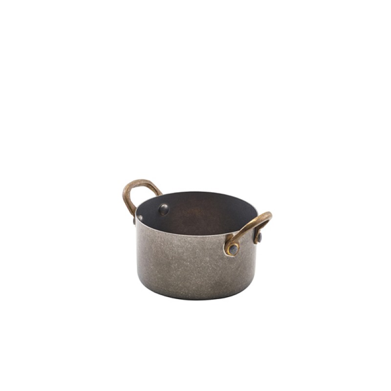 GenWare Vintage Steel Mini Casserole Dish 9 x 5.25cm GenWare Vintage Steel Mini Casserole Dish 9 x 5.25cm