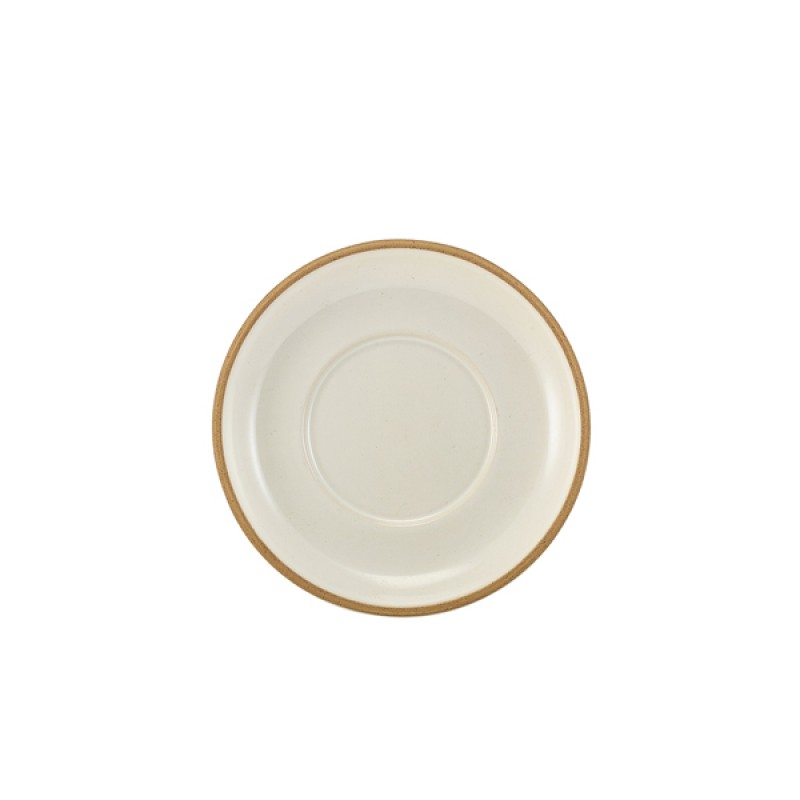 GenWare Kava White Stoneware Saucer 16cm GenWare Kava White Stoneware Saucer 16cm