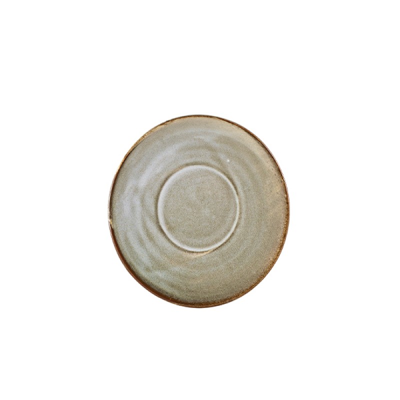 Terra Porcelain Grey Saucer 14.5cm Terra Porcelain Grey Saucer 14.5cm