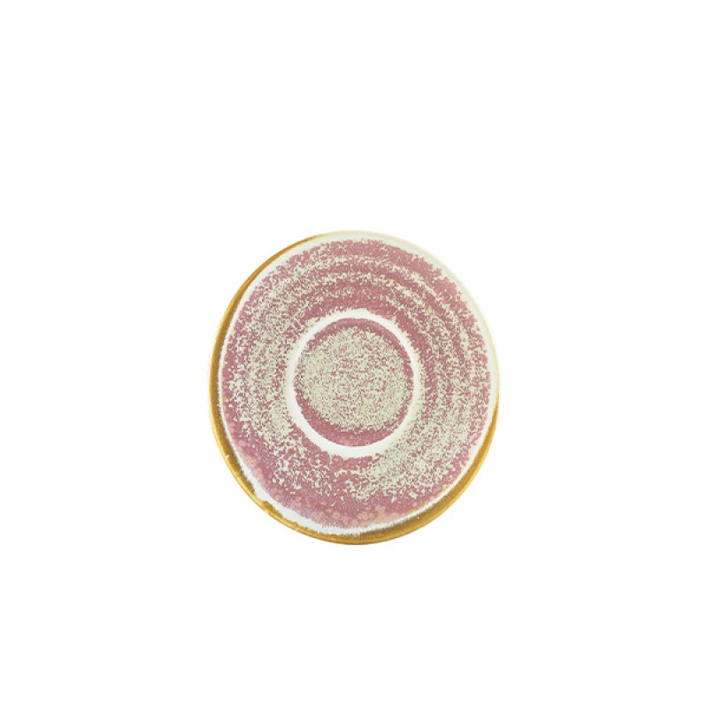 Terra Porcelain Rose Saucer 11.5cm Terra Porcelain Rose Saucer 11.5cm