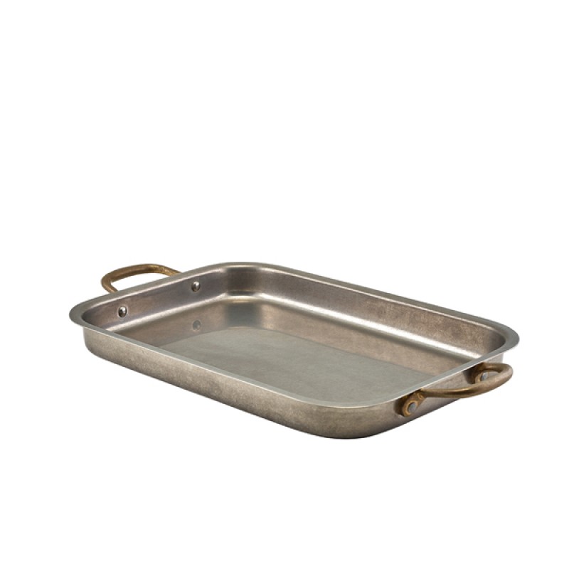 GenWare Vintage Steel Deep Tray 33 x 23.5cm GenWare Vintage Steel Deep Tray 33 x 23.5cm