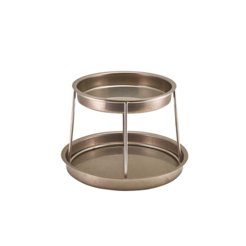 GenWare Two Tier Vintage Steel Seafood Stand GenWare Two Tier Vintage Steel Seafood Stand